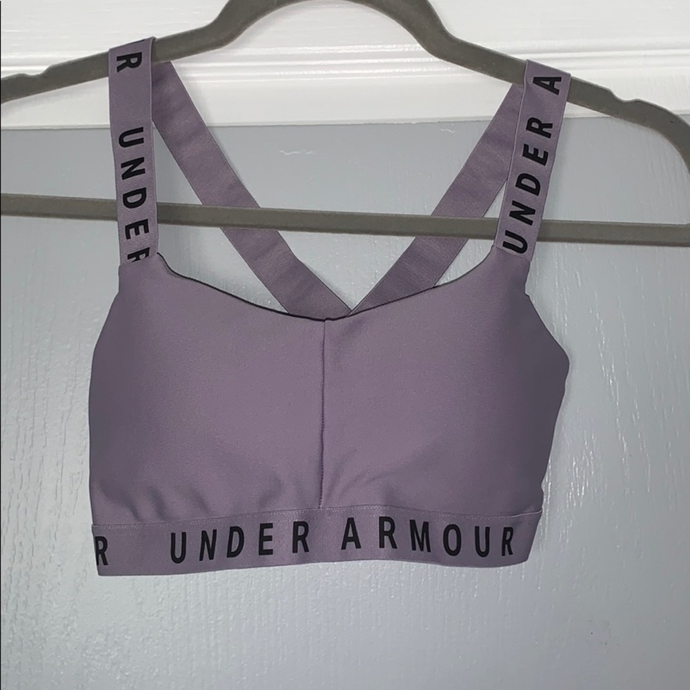 Under Armor Sports Bra Purple Size S